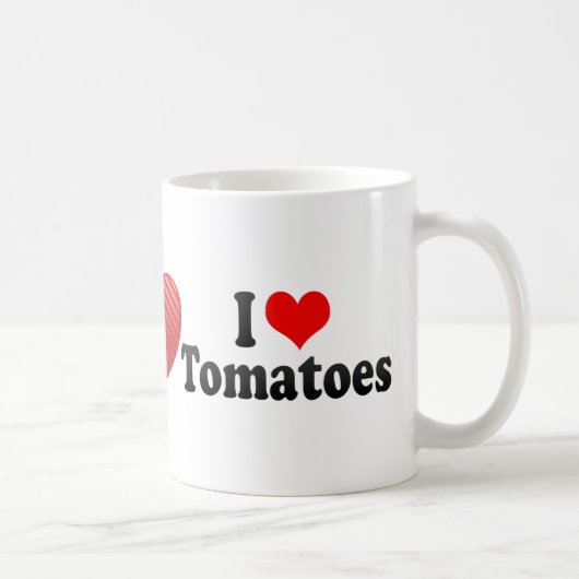 I Liebe-Tomaten Kaffeetasse (Rechts)