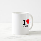 I Liebe Tomaten Kaffeetasse (VorderseiteRechts)