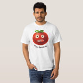 I Liebe Tomaten Kawaii Funny Gemüse T-Shirt (Vorne ganz)