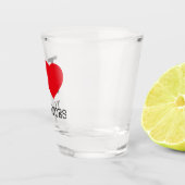 I LIEBE TOMATEN SCHNAPSGLAS (Rechts)