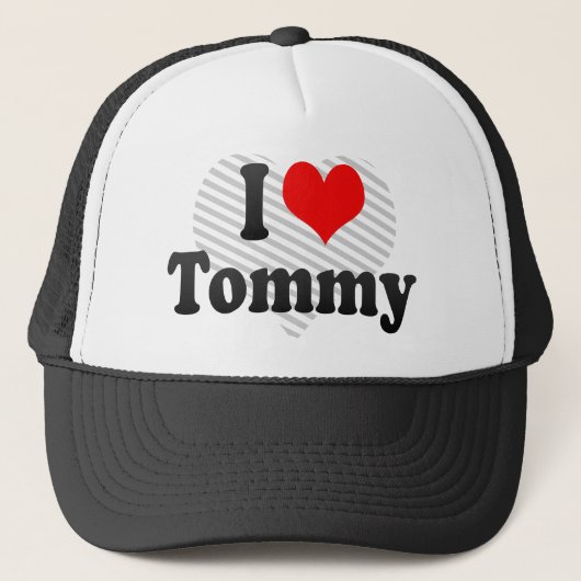 I Liebe Tommy Truckerkappe (Vorderseite)