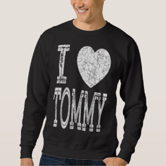I Liebe Tommy Valentine Boyfriend Son Boy Heart Hu Sweatshirt