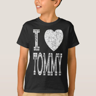 I Liebe Tommy Valentine Boyfriend Son Boy Heart Hu T-Shirt