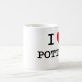I LIEBE-TONWAREN KAFFEETASSE (Mittel)