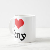 I Liebe Tony Kaffeetasse (Vorderseite Links)