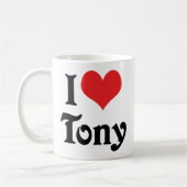 I Liebe Tony Kaffeetasse (Links)