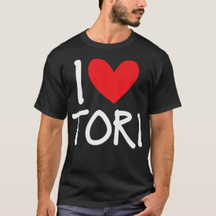 I Liebe Tori Name Personalisiert Girl BESTE FREUND T-Shirt