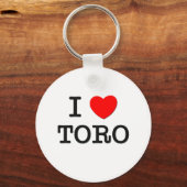 I Liebe Toro Schlüsselanhänger (Vorderseite)
