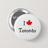 I Liebe Toronto Button (Vorne & Hinten)