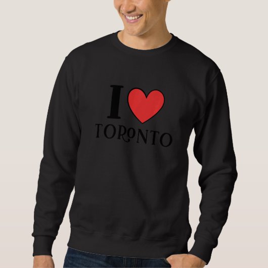 I Liebe Toronto Canada Premium Sweatshirt (Vorderseite)
