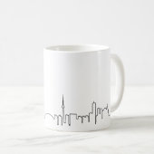 I Liebe Toronto in einer außerordentlichen ecg Art Kaffeetasse (VorderseiteRechts)
