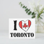 I Liebe Toronto Kanada Postkarte (Stehend Vorderseite)