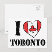 I Liebe Toronto Kanada Postkarte (Vorne/Hinten)