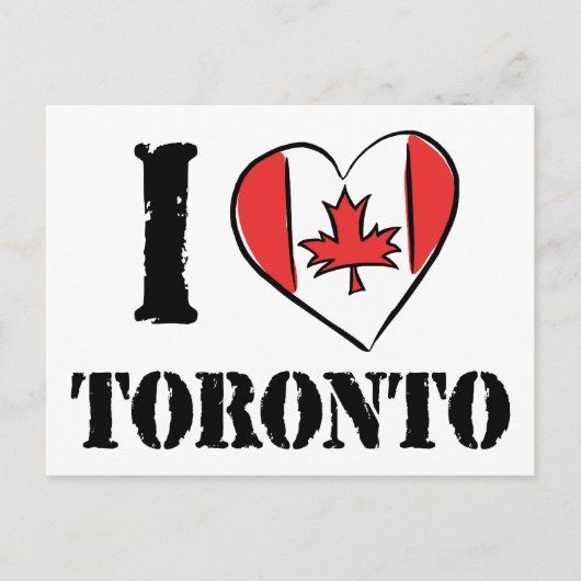 I Liebe Toronto Kanada Postkarte (Vorderseite)