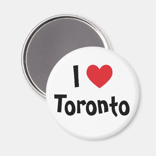 I Liebe Toronto Magnet (Vorderseite/Rückseite)
