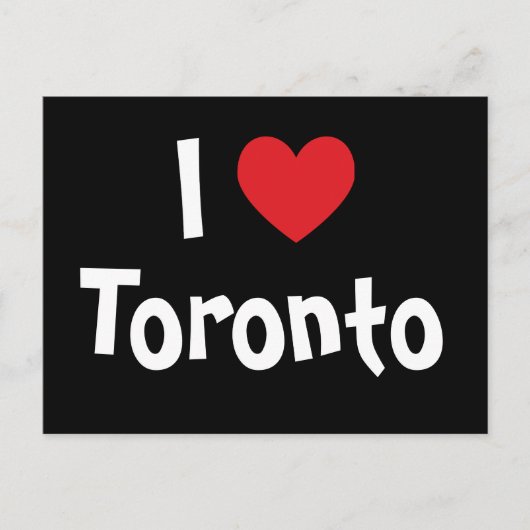 I Liebe Toronto Postkarte (Vorderseite)