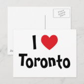 I Liebe Toronto Postkarte (Vorne/Hinten)