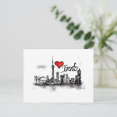 I Liebe Toronto Postkarte (Stehend Vorderseite)