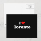 I LIEBE TORONTO POSTKARTE (Vorne/Hinten)