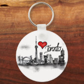 I Liebe Toronto Schlüsselanhänger (Vorderseite)