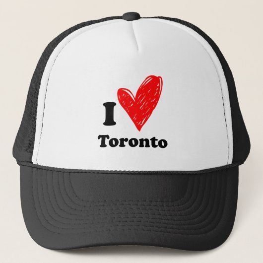 I Liebe Toronto Truckerkappe (Vorderseite)