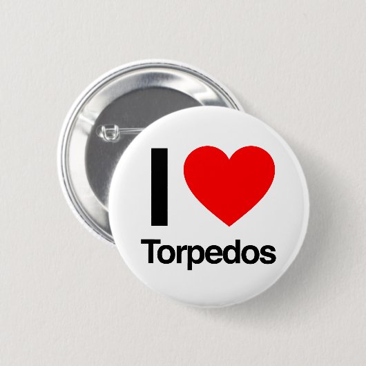 i Liebe torpedos Button (Vorne & Hinten)