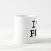 I Liebe TORTEN (Nahrung) Kaffeetasse (Mittel)