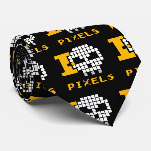 I Liebe-tote Pixel Krawatte