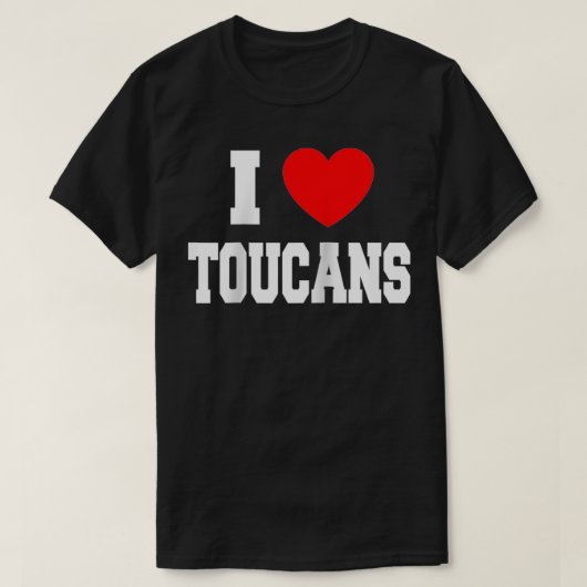 I Liebe Toucans T-Shirt (Design vorne)