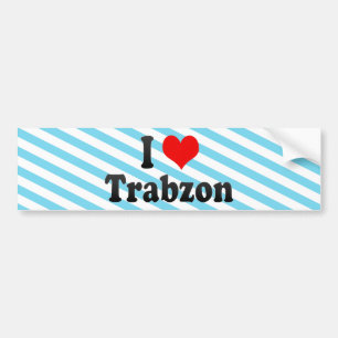 I Liebe Trabzon, die Türkei Autoaufkleber