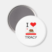 I Liebe TRACY Kalifornien Magnet (Vorderseite/Rückseite)