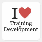I ❤️ Liebe Training & Development STICKER (Vorderseite)