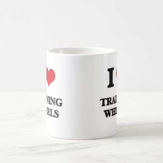 I Liebe-Trainings-Räder Kaffeetasse (Mittel)