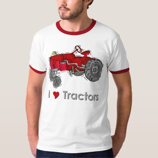 I Liebe-Traktor-T - Shirt (Vorderseite)