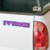 I Liebe-Trance Autoaufkleber (Auf Lkw)