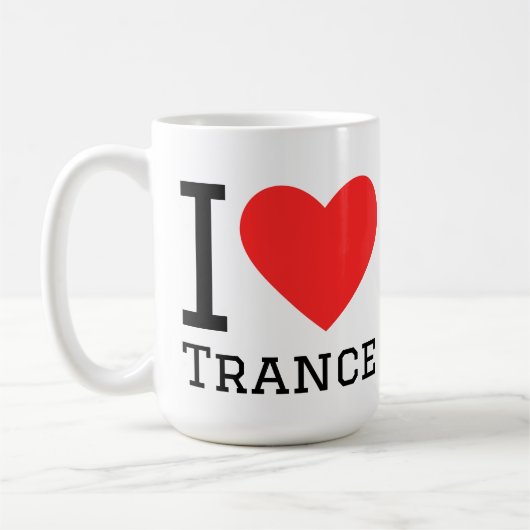 I LIEBE TRANCE KAFFEETASSE (Links)