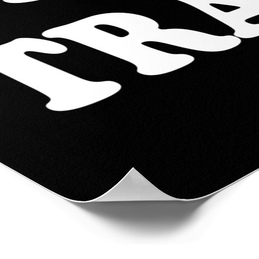 I LIEBE TRANCE POSTER (Ecke)