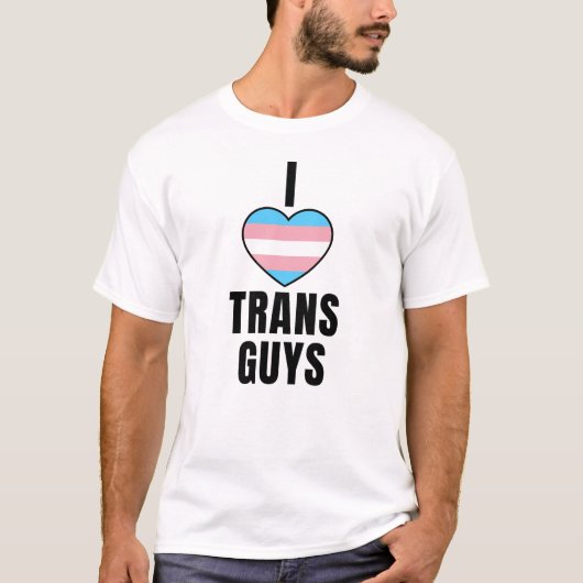 I Liebe Trans Men T-Shirt (Vorderseite)