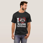 I Liebe Trash Pandas Raccoon Racoon T-Shirt (Vorne ganz)