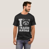 I Liebe Trash Pandas Raccoon T-Shirt (Vorne ganz)