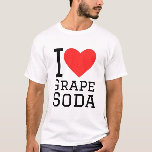 I Liebe Traubensoda T-Shirt (Vorderseite)