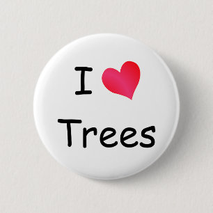 I Liebe Trees Button