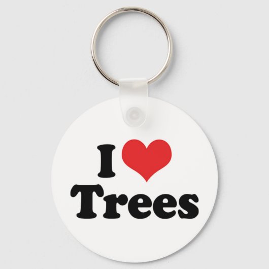 I Liebe Trees Schlüsselanhänger (Vorderseite)