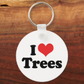 I Liebe Trees Schlüsselanhänger (Vorderseite)