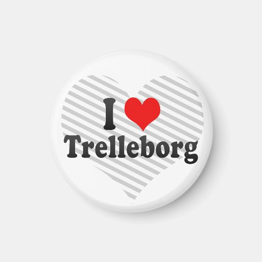 I Liebe Trelleborg, Schweden Magnet (Vorne)