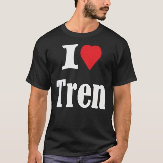 I Liebe Tren Classic T - Shirt (Vorderseite)