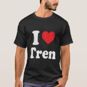 I Liebe Tren erschüttert T-Shirt (Vorderseite)