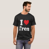 I Liebe Tren erschüttert T-Shirt (Vorne ganz)