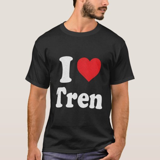 I Liebe Tren erschüttert T-Shirt (Vorderseite)