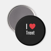 I Liebe Trent Magnet (Vorderseite/Rückseite)